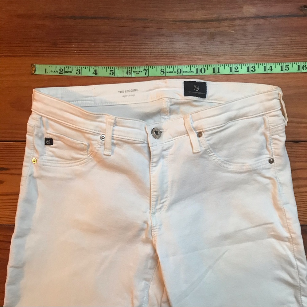 Adriano Goldschmeid White Skinny Jeans, EUC, 29R - Picture 7 of 13